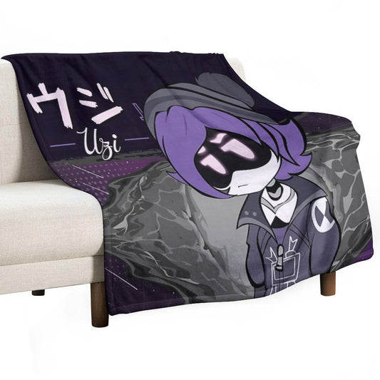 Uzi Doorman Skyness  Murder Drones Throw Blanket