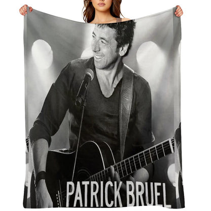 Thighaag Patrick Bruel Show Tour TOURNEE En ACOUSTIQUE 2022 Throw Blanket
