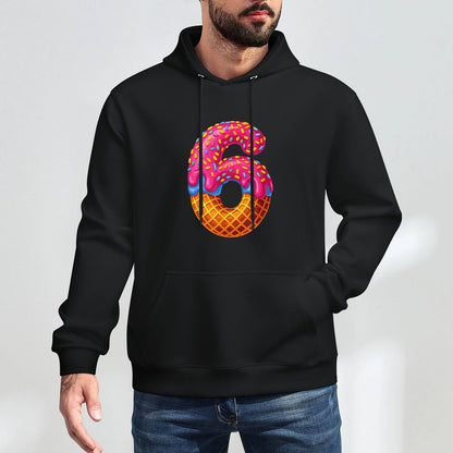 67 Ice Cream Drip Meme Funny Six Seven Gen-Alpha Couple Kangaroo Pocket Hoodie