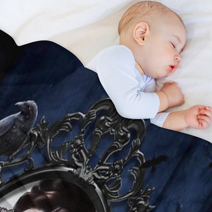 The Evil Queen Poster Throw Blanket