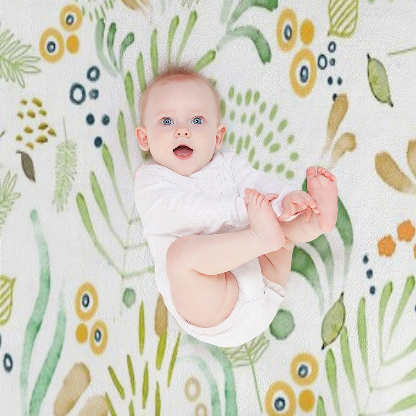 Lovely Green Throw Blanket