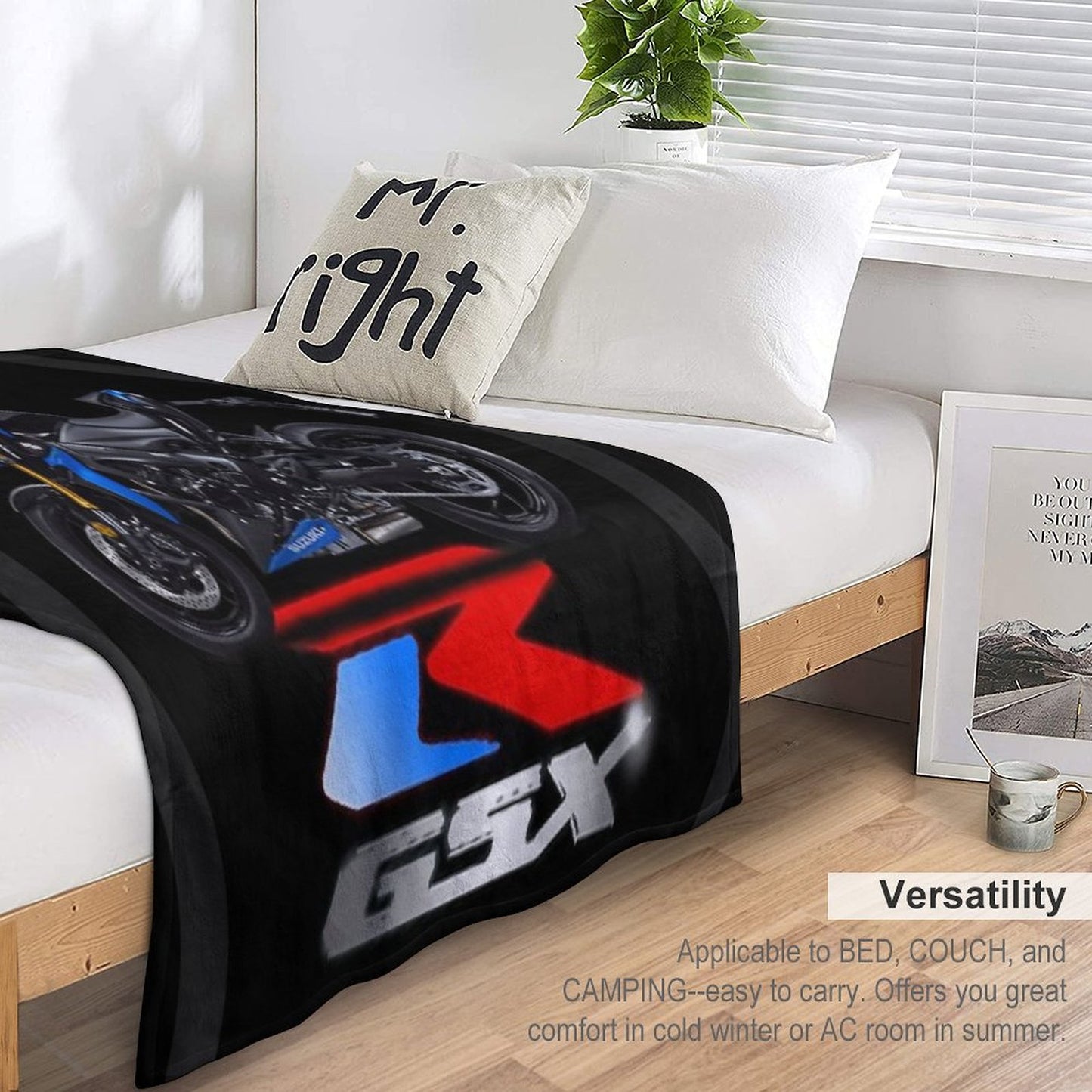 GSX R Throw Blanket
