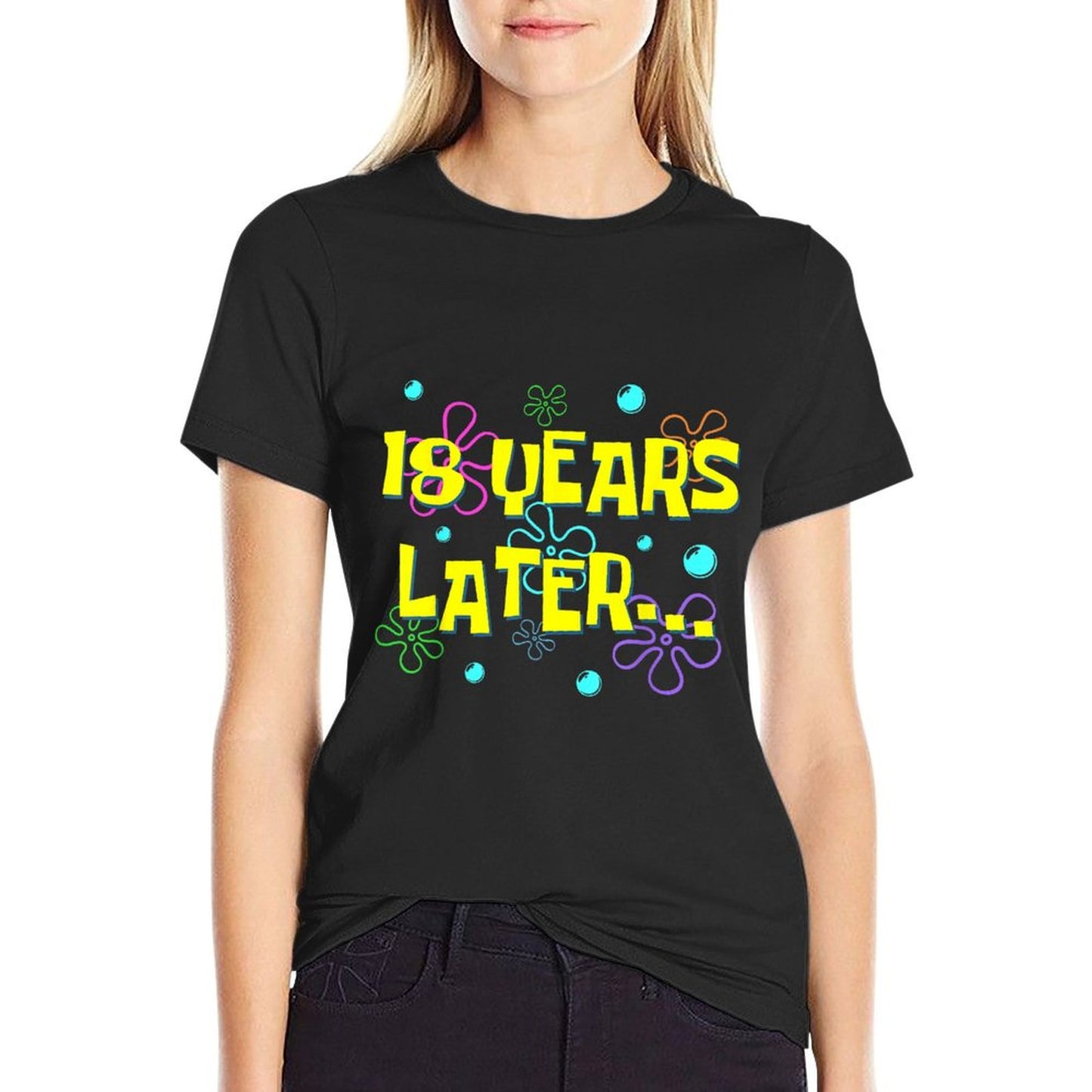 Bruh Eighteen 18 Years Later 18th Birthday Party Funny Meme T-Shirt
