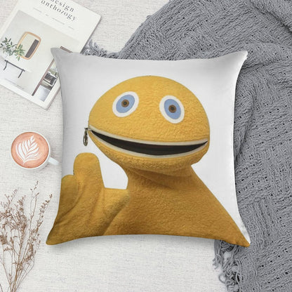 Rainbow Zippy Big Mouth - Zippy from Rainbow - Classic UK - Zippy T-shirt - Zippy T Shirt - Zippy The Legend Soft Easy Maintenance Throw Pillow