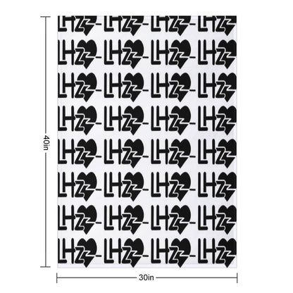 LHZ (Black) Throw Blanket