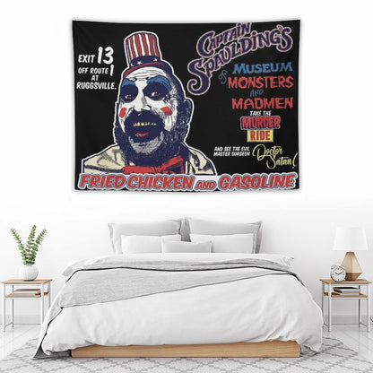 Captain Spaulding's Museum of Monsters And Madmen Tapestry