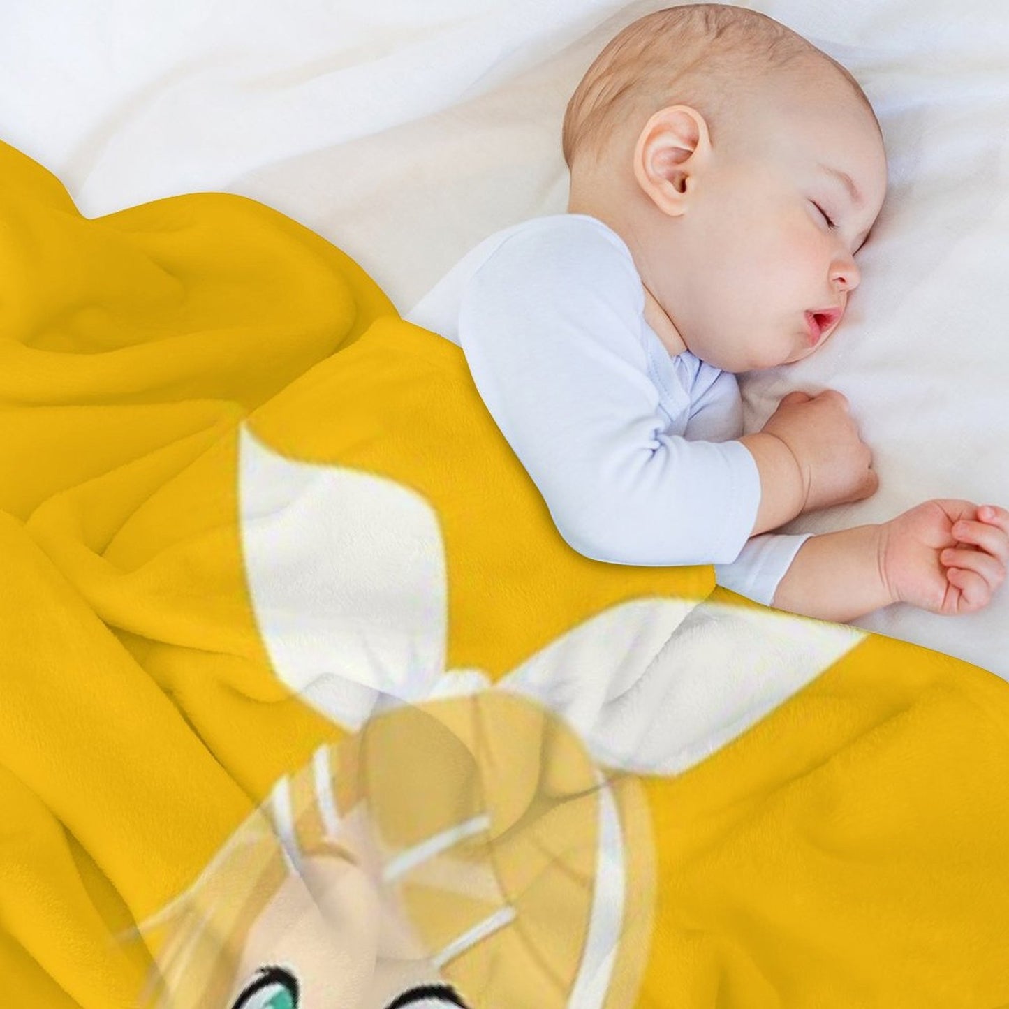 Kagamine Rin Throw Blanket