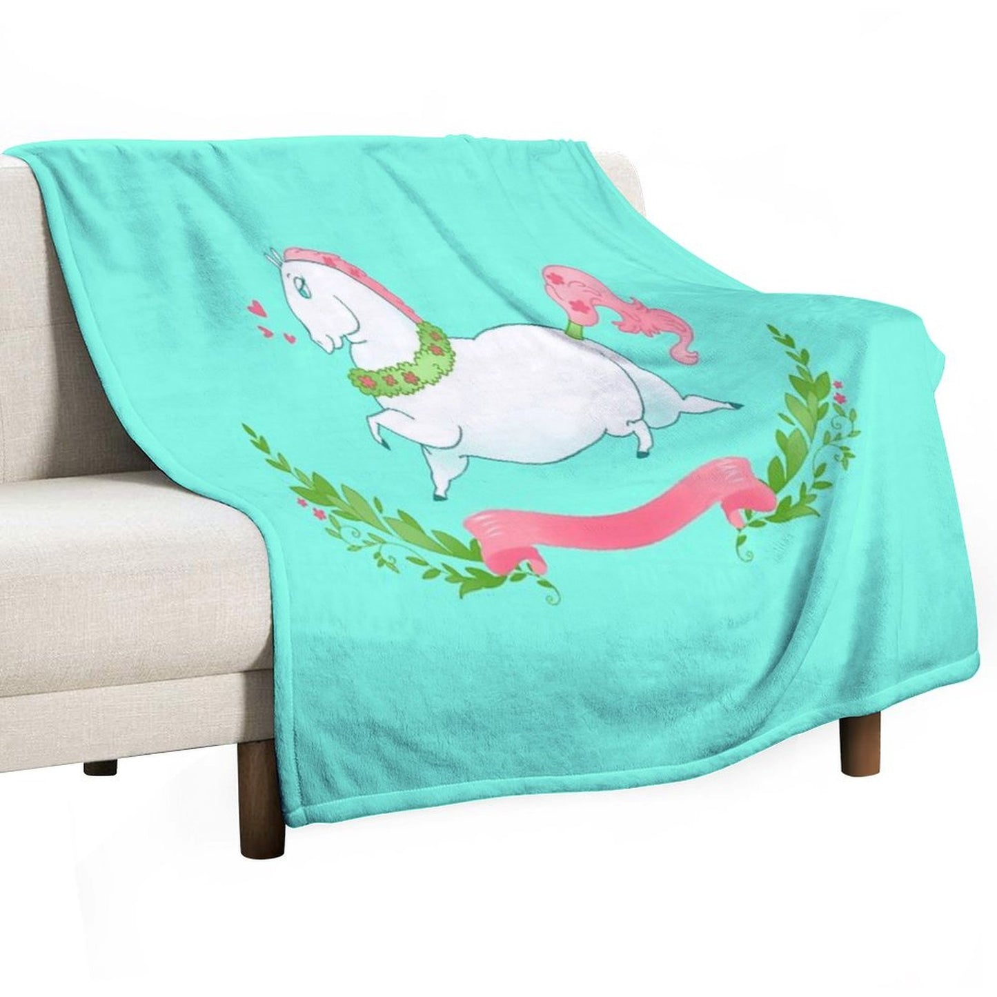 Opera Horse Throw Blanket