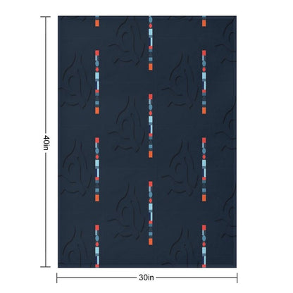 Factory Worker Throw Blanket