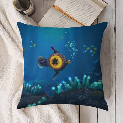 Peeper Linen Throw Pillow Cover