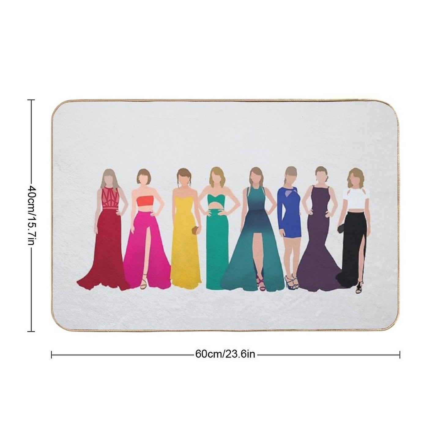 Taylor Swift Carpet Looks Bath Mat