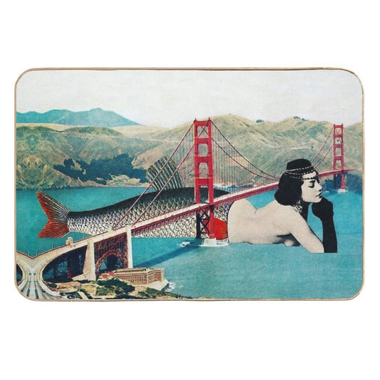 Mermaid Three  Non-Slip Bath Mat