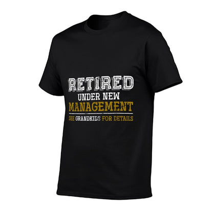 Funny Grandkids Grandpa Retirement Gift Retired T-Shirt