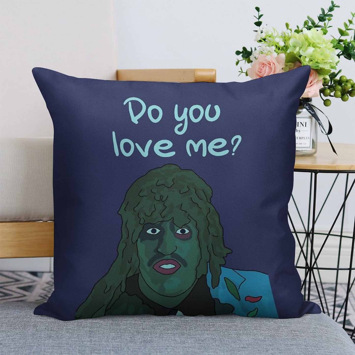 Do You Love Me Old Gregg, Old Greg Linen Throw Pillow Cover