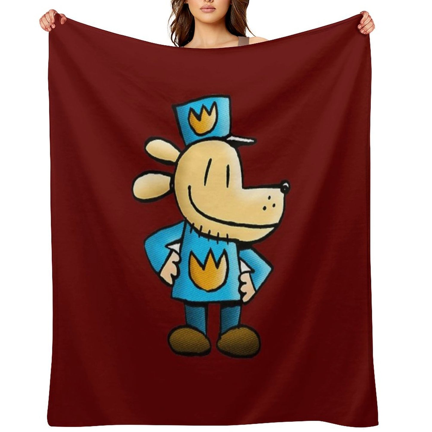 Dogman Throw Blanket