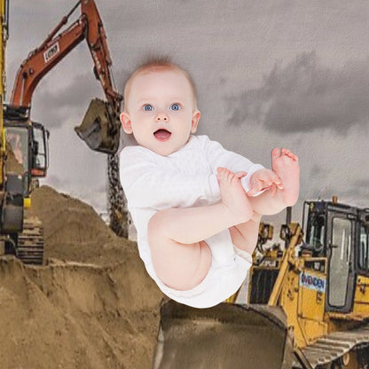 Digging And Dozing Throw Blanket