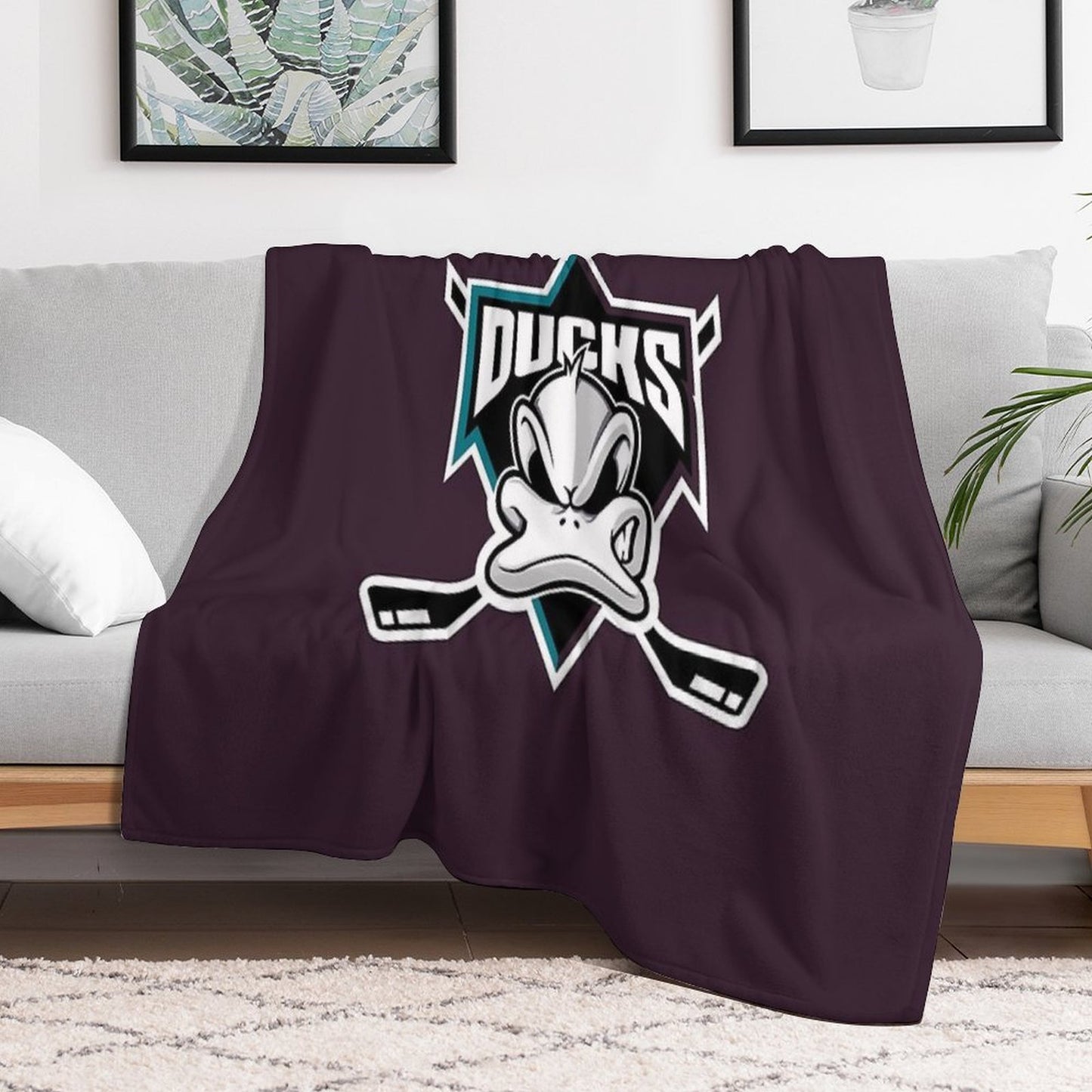 The Mighty Ducks Game Changers Throw Blanket