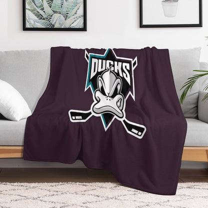 The Mighty Ducks Game Changers Throw Blanket
