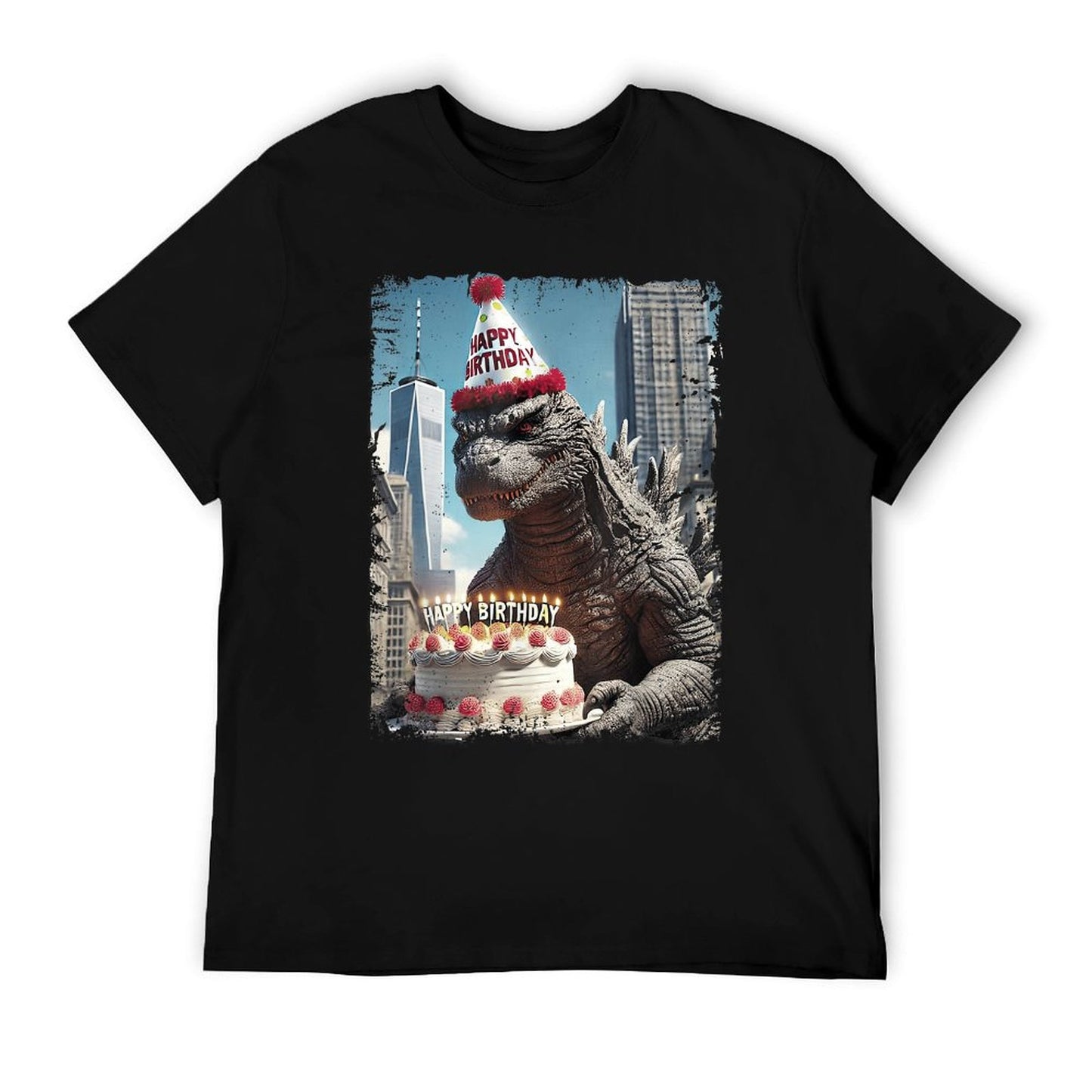 Kaiju Birthday Shirt Japanese Movie Bday Party Monster T-Shirt
