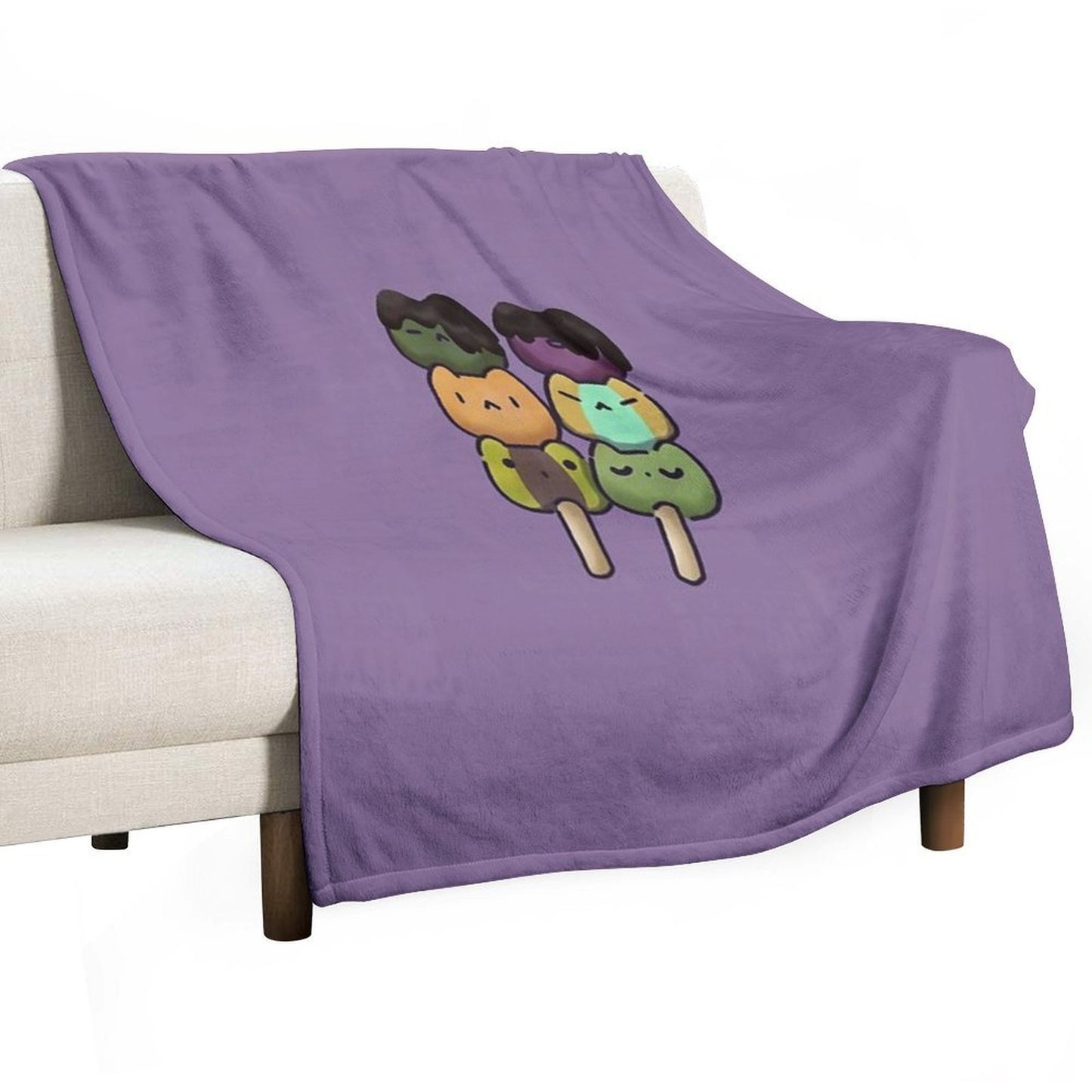 Kitty Dango Throw Blanket