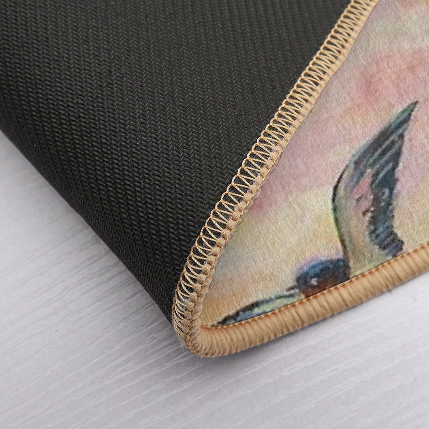 Barn Swallows Acrylic Painting Bath Mat