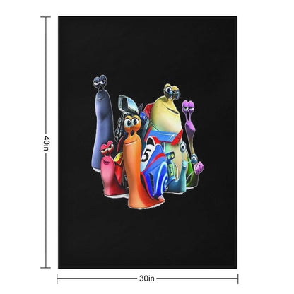 Snail Turbo Throw Blanket