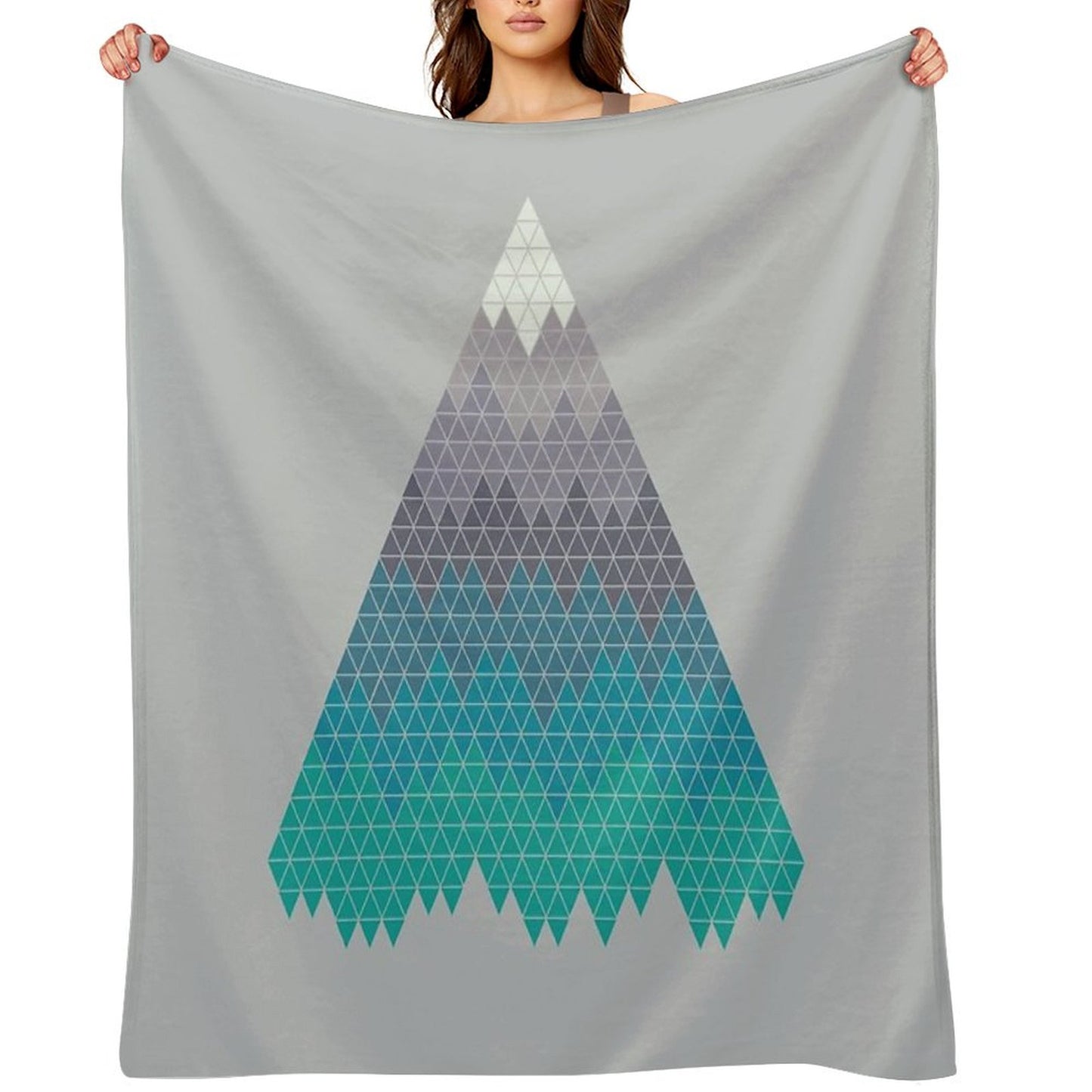 Many Mountains Throw Blanket