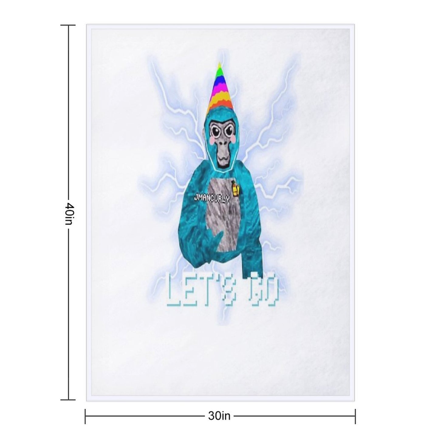 Gorilla Tag Jmancurly Monke Merch Classic Throw Blanket