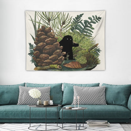 Tiny Sasquatch Tapestry
