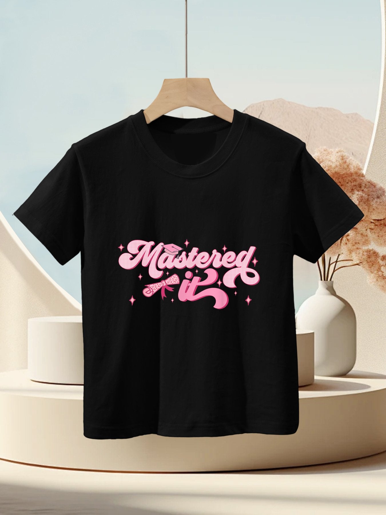 Mastered It Masters Degree Graduate MBA Graduation Kids T-Shirt