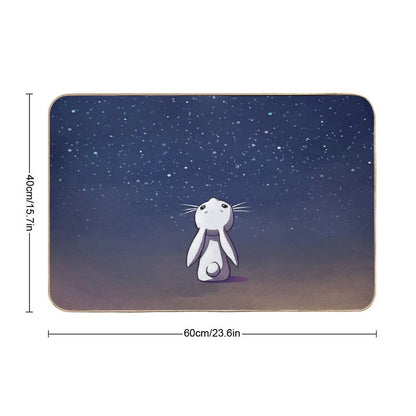 Moon Bunny Bath Mat