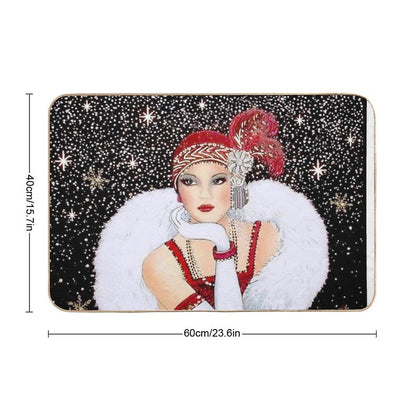 FLAPPER  Vintage 1931 Beautiful Fashion Magazine Advertising Print Bath Mat