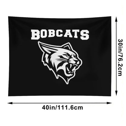 Bobcats Sports with Mascot Tapestry