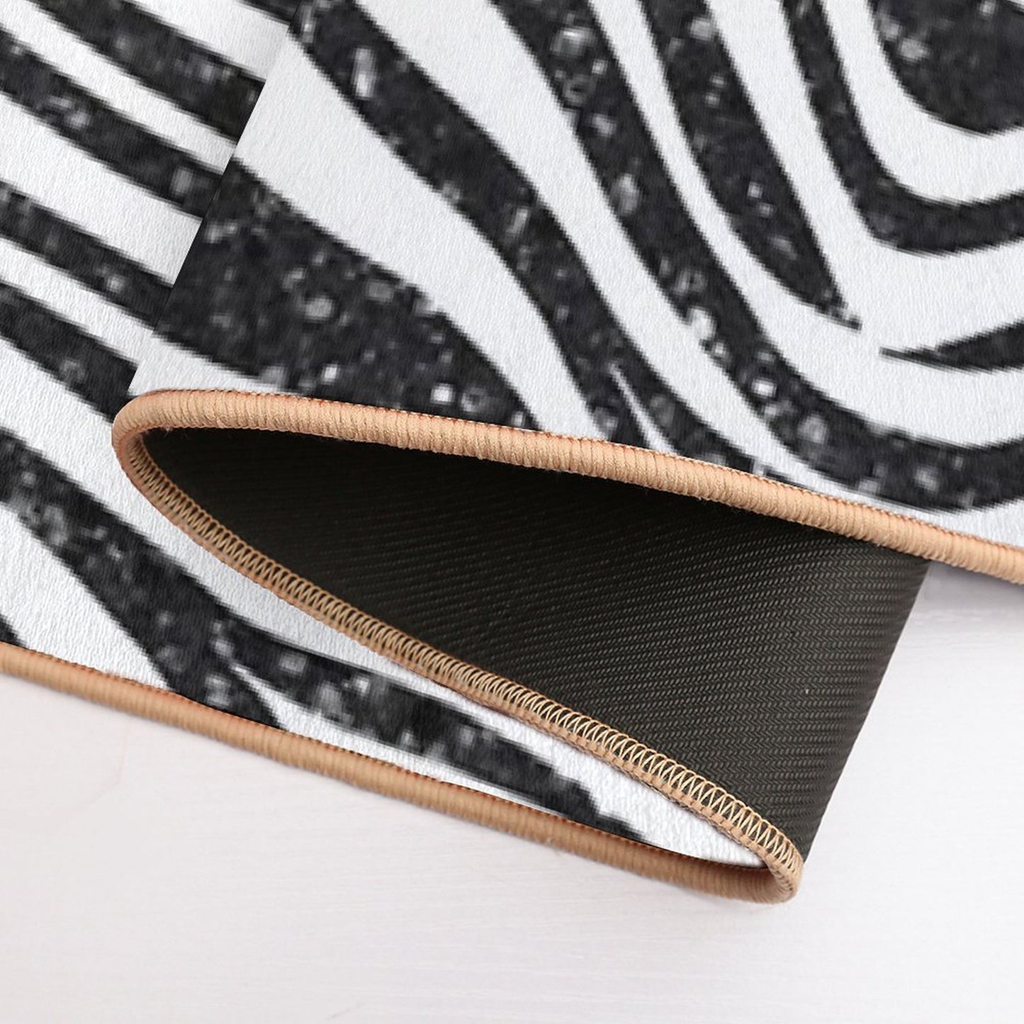 Glitter Zebra Bath Mat