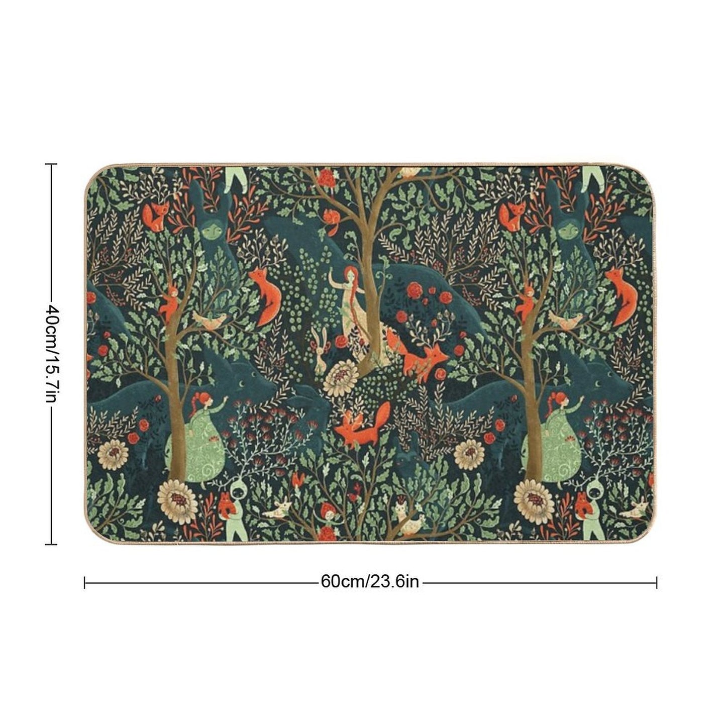 Whimsical Wonderland  Anti-Trip Bath Mat