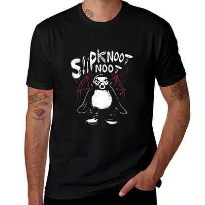 Slipknoot Noot Penguin Death Metal Goth Hard Rock  Classic T-Shirt