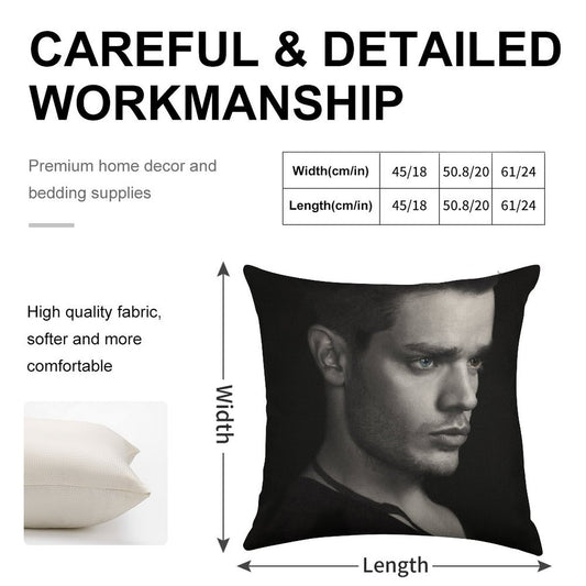 Jace Wayland S2 Linen Throw Pillow Cover