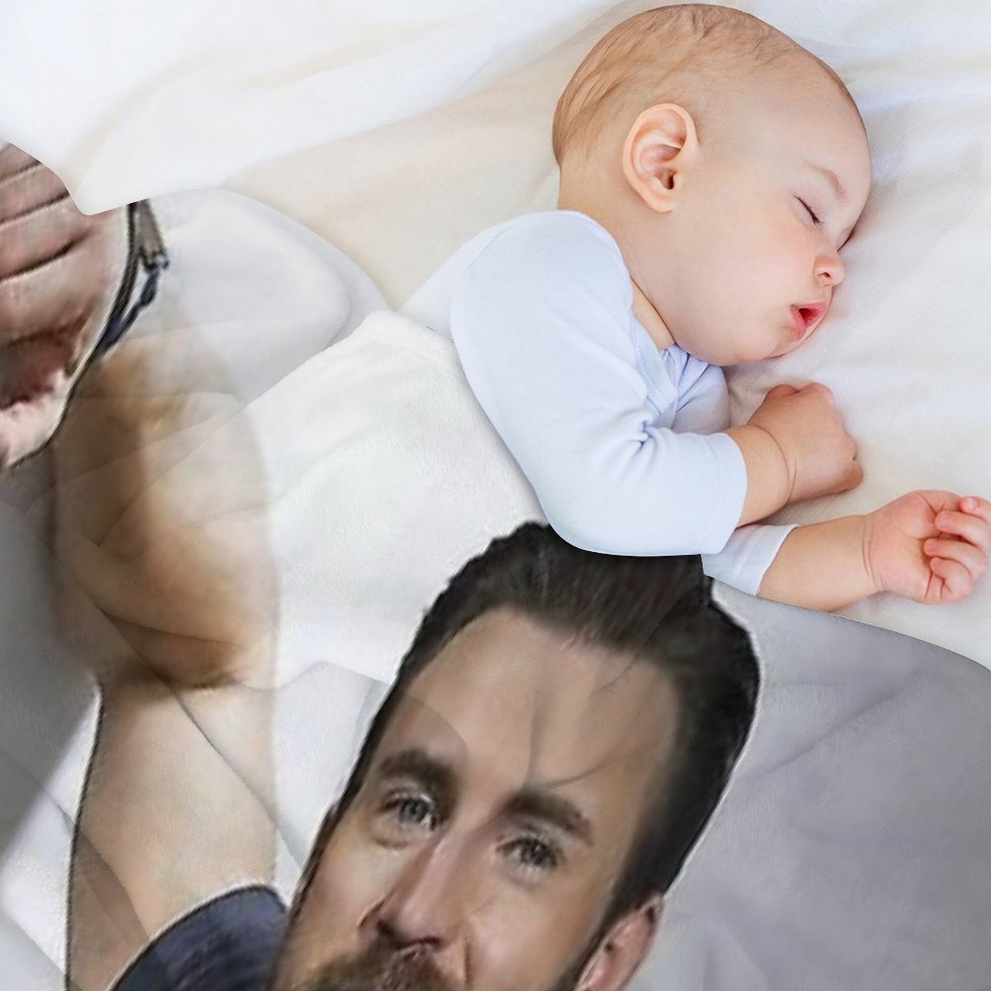 Chris Evans Wallpaper Throw Blanket