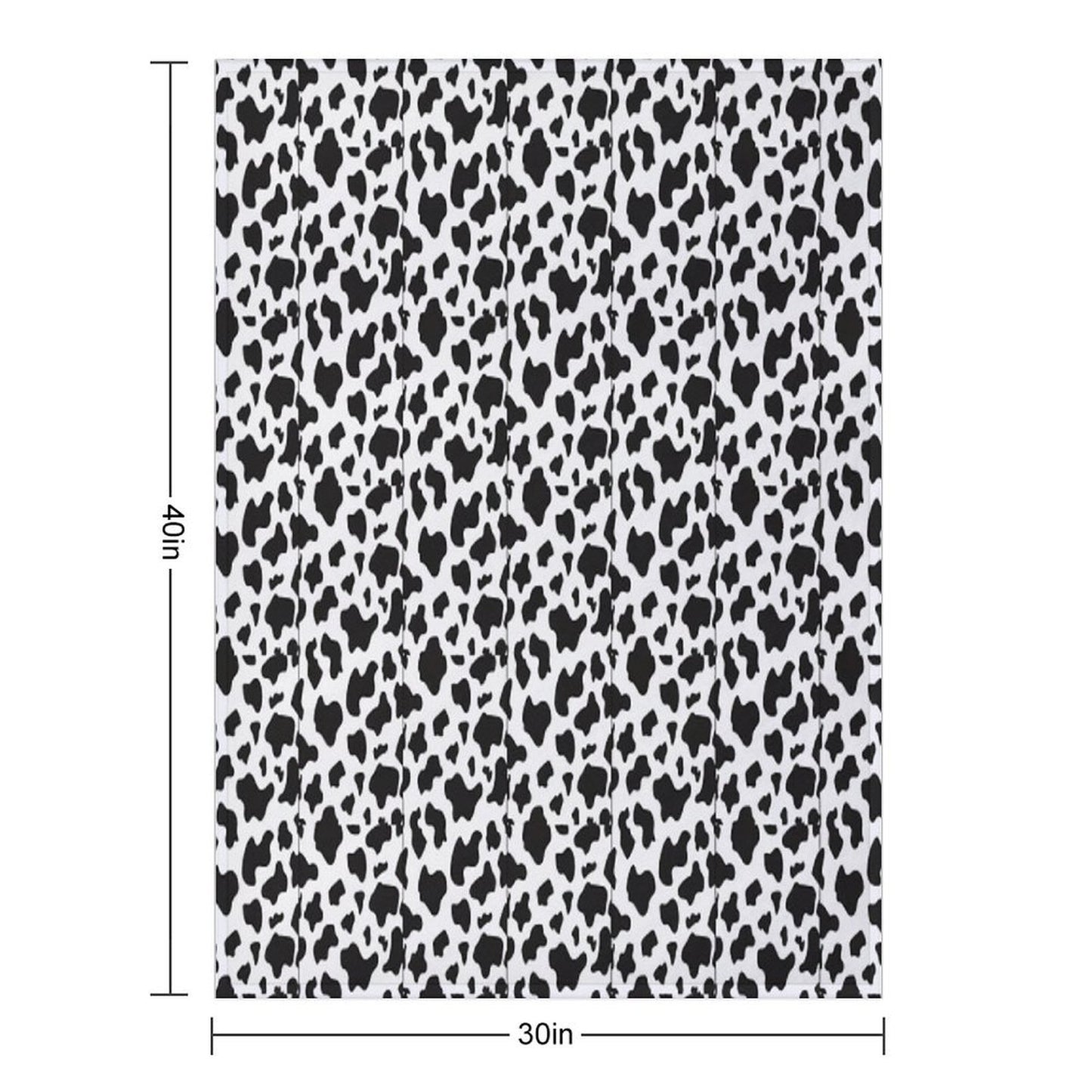 Cow Print Throw Blanket