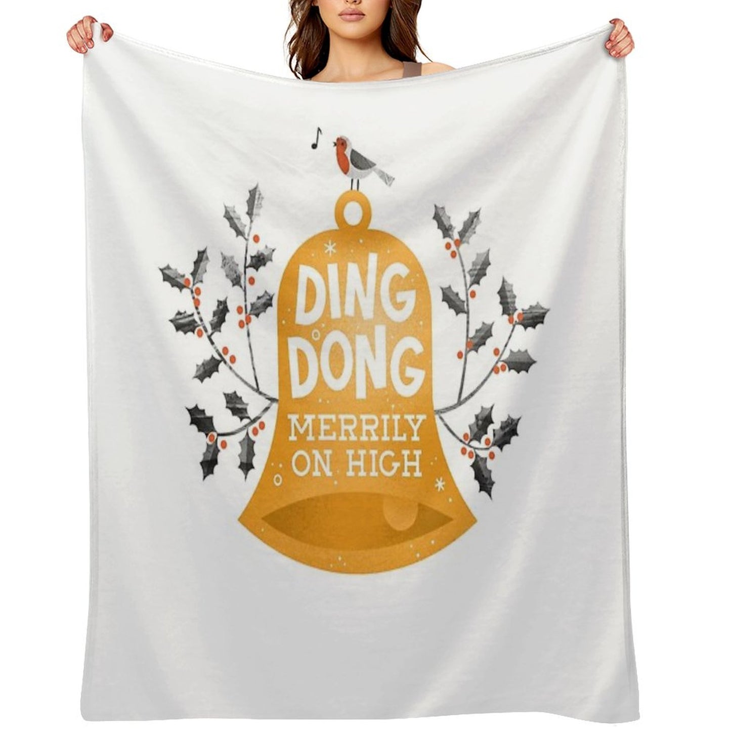 Ding-dong Merrily on High Throw Blanket