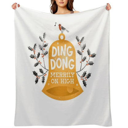 Ding-dong Merrily on High Throw Blanket