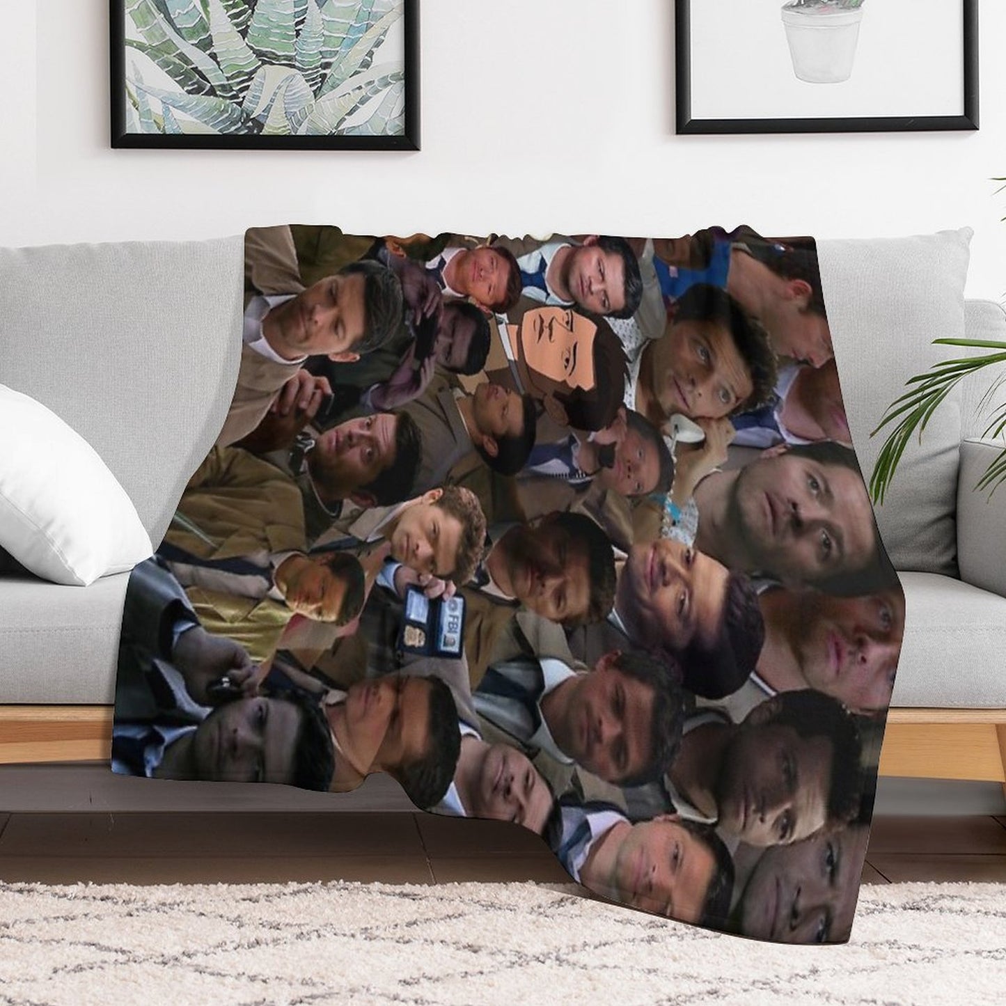 Castiel Collage Blanket Throw Blanket