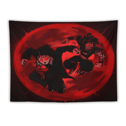 RED LEATHER SKIN Tapestry