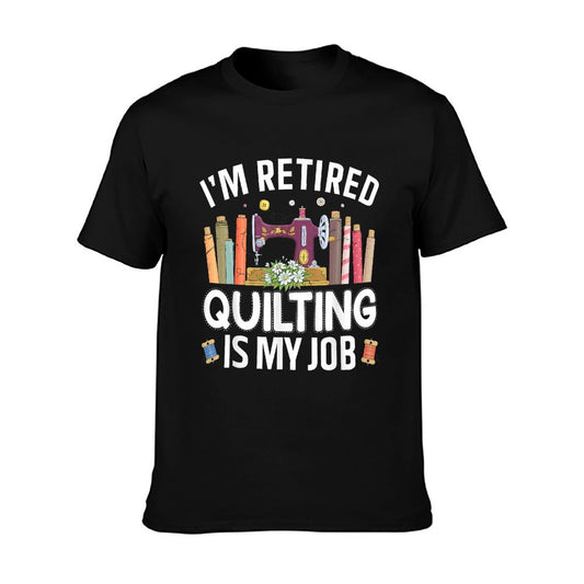 Cool Quilting Art For Women Mom Grandma Stitch Sewer Quilter T-Shirt