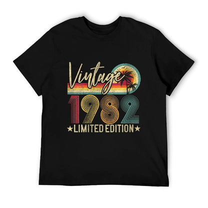Womens Limited Edition 1982 40th Birthday Gift 40 Years Old Vintage  Odor-resistant T-Shirt
