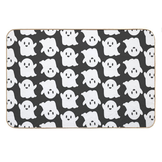 Cute Ghosts Bath Mat