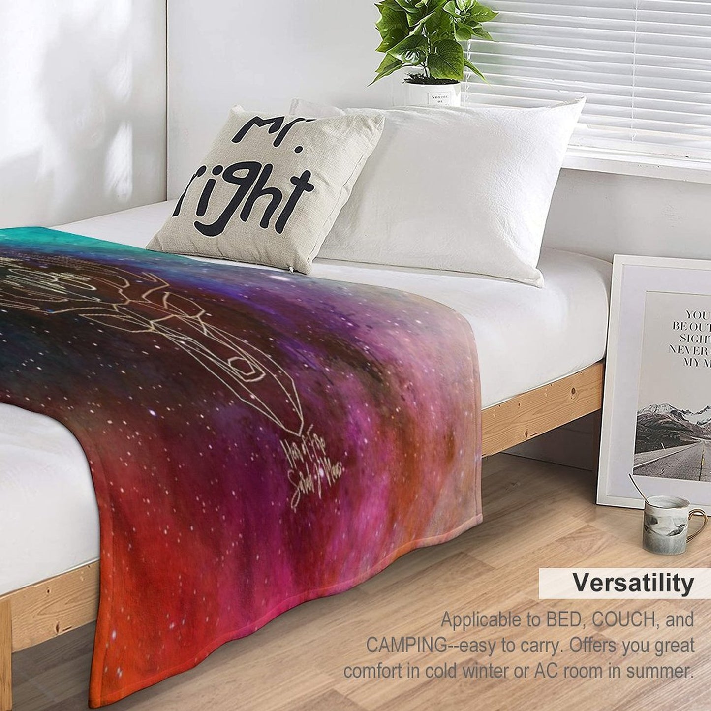 She Was The Heir of Ash And Fire And She Would Bow to No One. Heir of Fire Throw Blanket