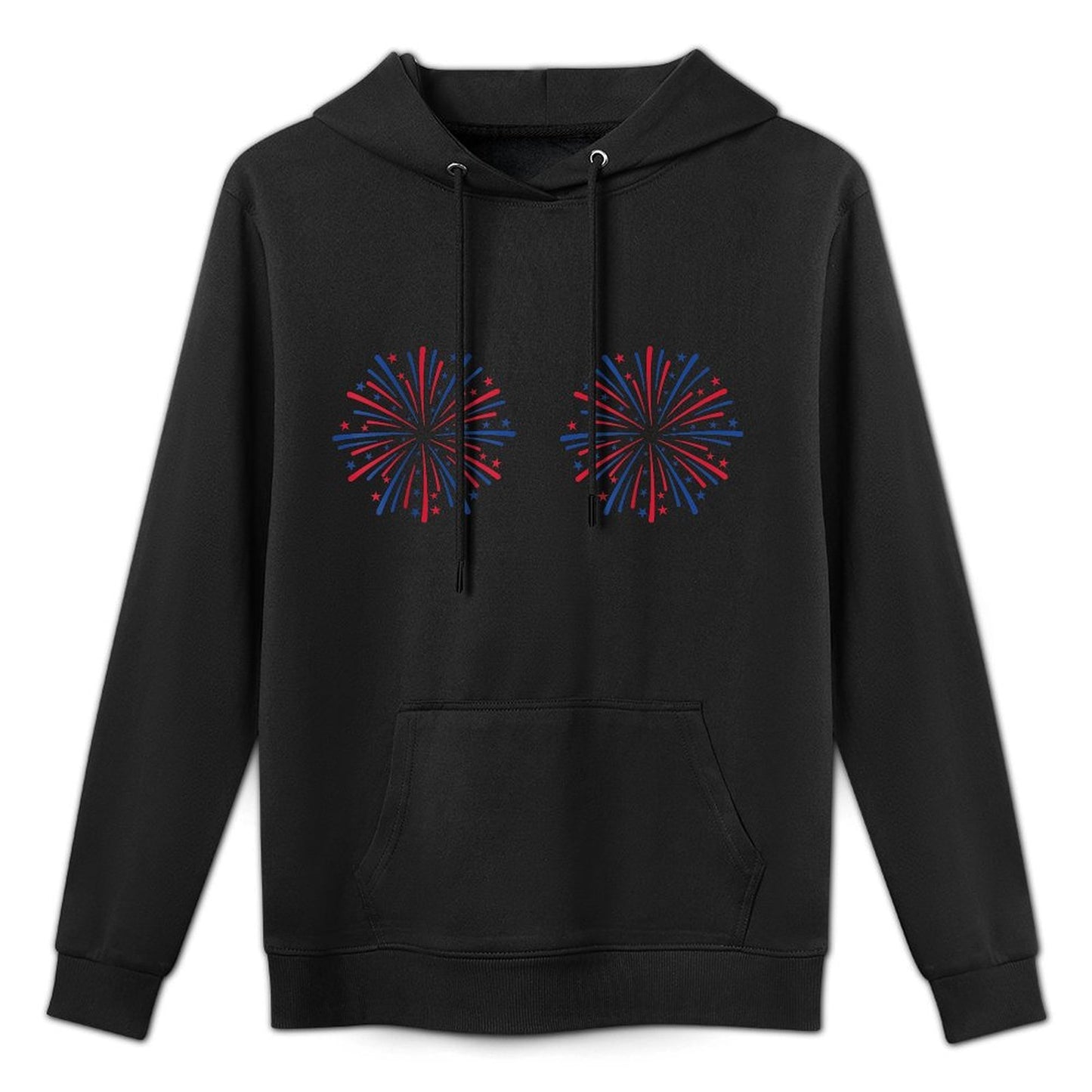 Just Here for The Fireworks Funny Shirt for Couple Men Women Machine Washable Hoodie