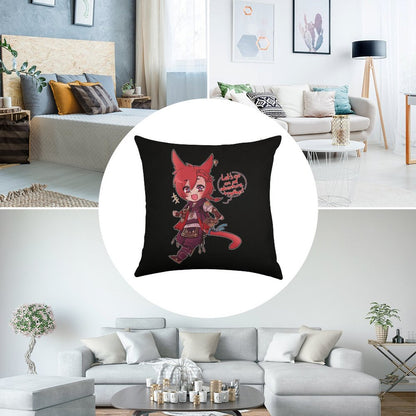 G'raha Tia, At Your Service Linen Throw Pillow Cover