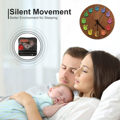 ASL Woodgrain Large Wall Clock